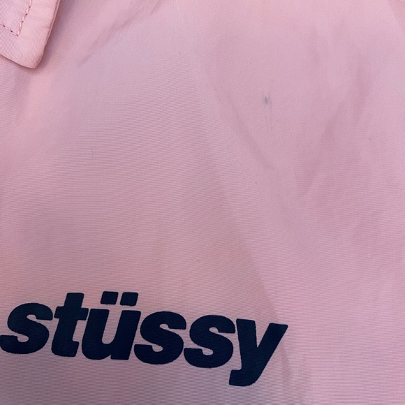 Stussy Women's Peach Windbreaker Jacket size S very good condition - Picture 10 of 10